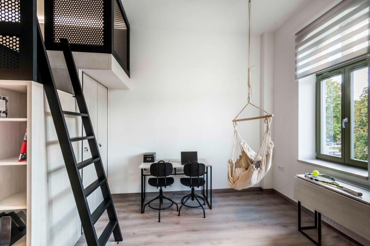 Lofty Kampus Garnizon Aparthotel Gdańsk Kültér fotó